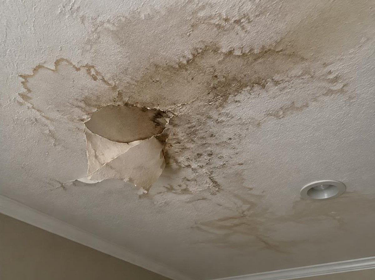 Forro de drywall antes do serviço