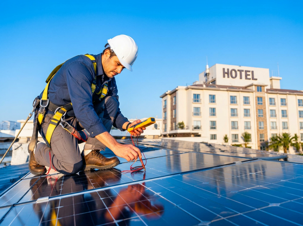 Manutenção de Placas Solares