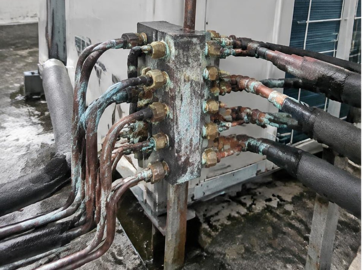 Ramal do sistema vrf antes do serviço